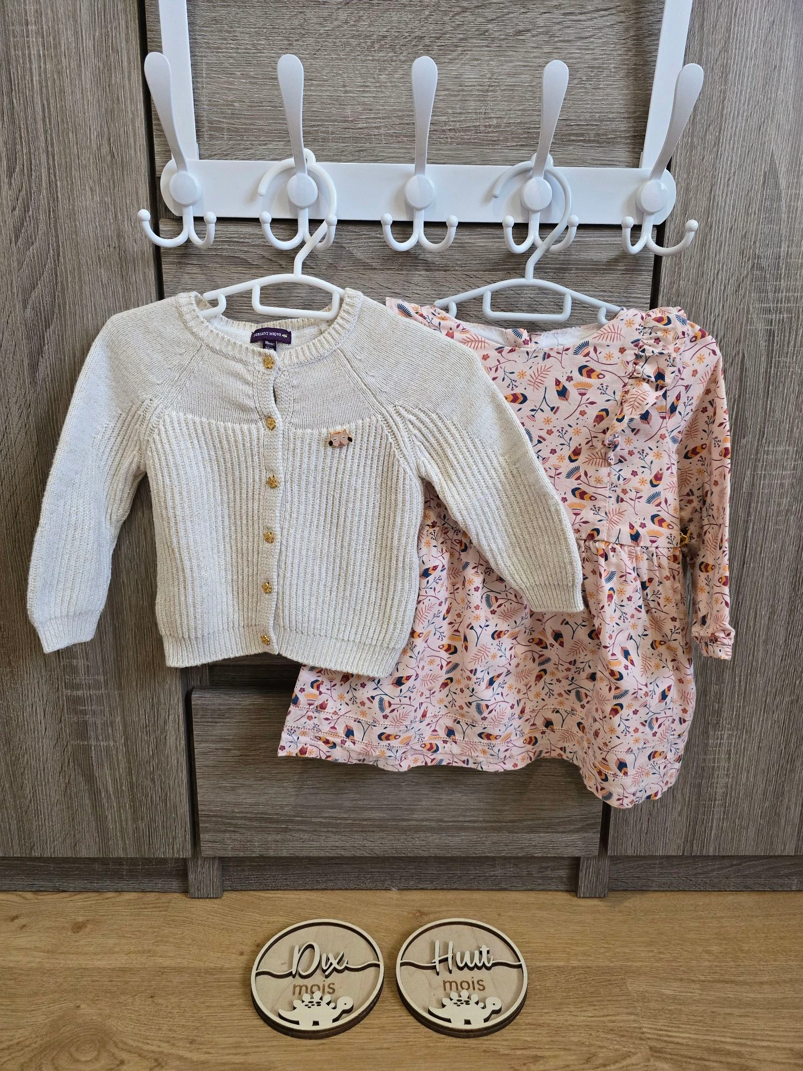 Vêtement Bébé Fille - Robe + Giiet - Sergent Major - 18 mois 80 cm